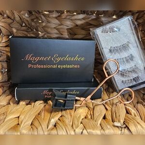Magnet Eyelashes with Rose Gold Curler